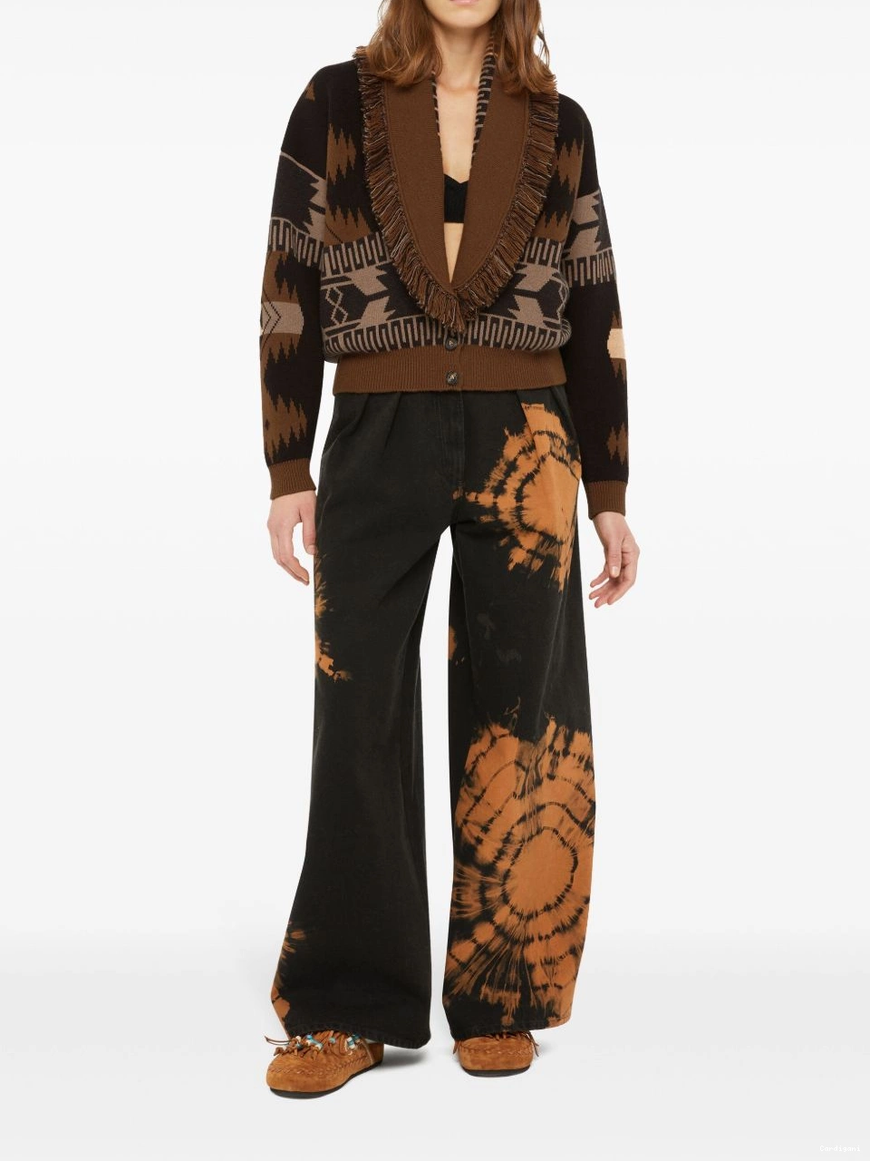 Affordable cardigan patterned-jacquard Alanui Women 0427